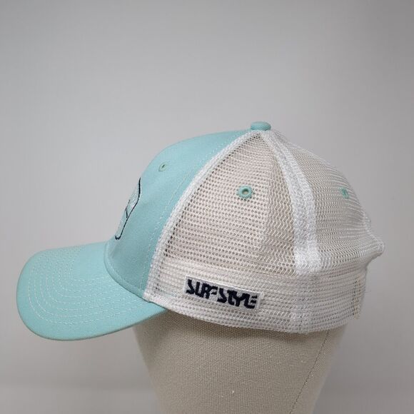 Clearwater Beach 1915 Snapback Trucker Hat Blue OS Adjustable Mesh Surfstyle - Picture 3 of 8